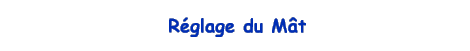 Rglage du Mt